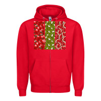 Red summer fruits Zipper Hoodie - CowhideDigitalArt