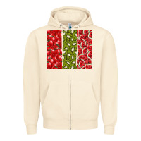 Sandshell summer fruits Zipper Hoodie - CowhideDigitalArt