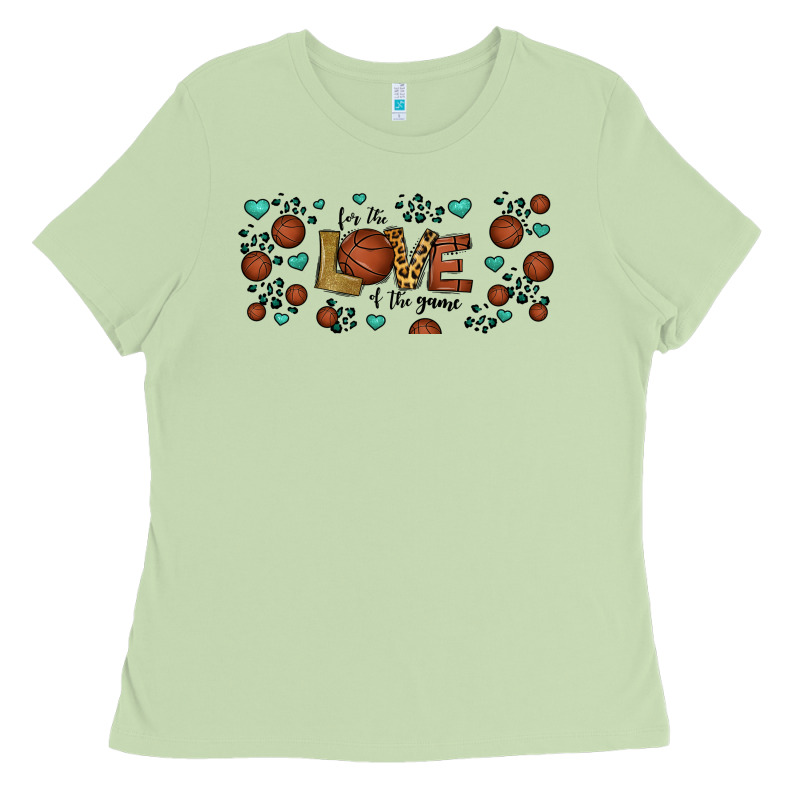 For The Love Of The Game Basketball Ladies Tee by Jasminsmagicworld | Teevron