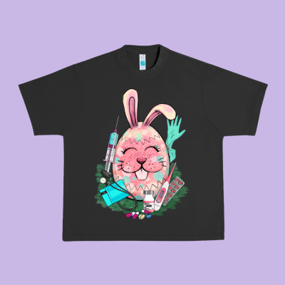 Easter Egg Nurse Easter Day Urban Heavy Tee Designed By Howdyjamesfarm