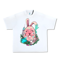 White Easter egg Nurse Easter Day Urban Heavy Tee - HowdyJamesFarm