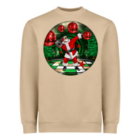 Mushroom Dancing santa Heavyweight Sweatshirt - FaDigitalArtStudio