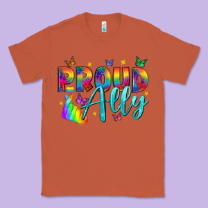 Proud Ally Classic Tee Designed By Nancycooperartshop
