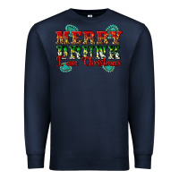 Navy Merry Drink I Am Christmas Premium Sweatshirt - Artiststas