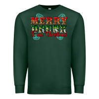Sports Green Merry Drink I Am Christmas Premium Sweatshirt - Artiststas