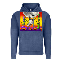 Vintage Denim happy halloween Vintage Hoodie - TumblerDesignByShophia