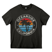 Asphalt Oceanside California Ca Vintage Retro 70S Heavy Core Tee - lanVoArt