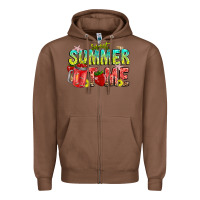 Chestnut summer time Zipper Hoodie - CowhideDigitalArt