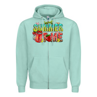 Seafoam summer time Zipper Hoodie - CowhideDigitalArt