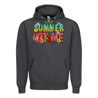 Smoke summer time Zipper Hoodie - CowhideDigitalArt