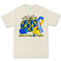 Bone october we wear blue and yellow with pumpkins Premium Tee - Artiststas