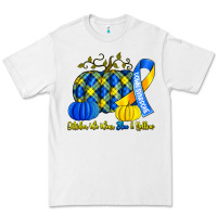White october we wear blue and yellow with pumpkins Premium Tee - Artiststas