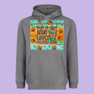 Just A Girl Who Loves Pumpkin Spice Tumbler Heavyweight Hoodie Designed By Artiststas