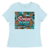 Baby Blue senior 2022 tumbler Ladies Tee - BarkalooDesign
