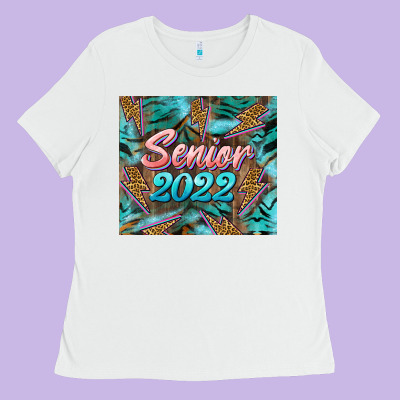 Senior 2022 Tumbler Ladies Tee Designed By Barkaloodesign