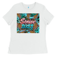 White senior 2022 tumbler Ladies Tee - BarkalooDesign