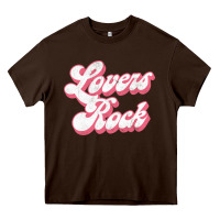 Chocolate Brown Lovers Rock Reggae Lover Gift Heavy Core Tee - lanVoArt
