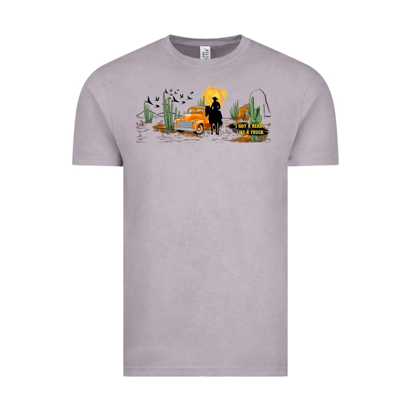 Western I Got A Heart Like A Truck Vintage Tee by TumblerDesignByShophia | Teevron