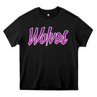 Black Timberwolves Prince Jersey gift Heavy Core Tee - lanVoArt