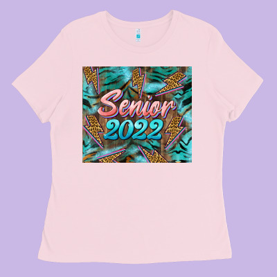 Senior 2022 Tumbler Ladies Tee Designed By Barkaloodesign