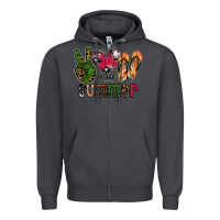 Smoke peace love summer Zipper Hoodie - CowhideDigitalArt