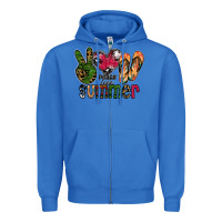 True Royal peace love summer Zipper Hoodie - CowhideDigitalArt