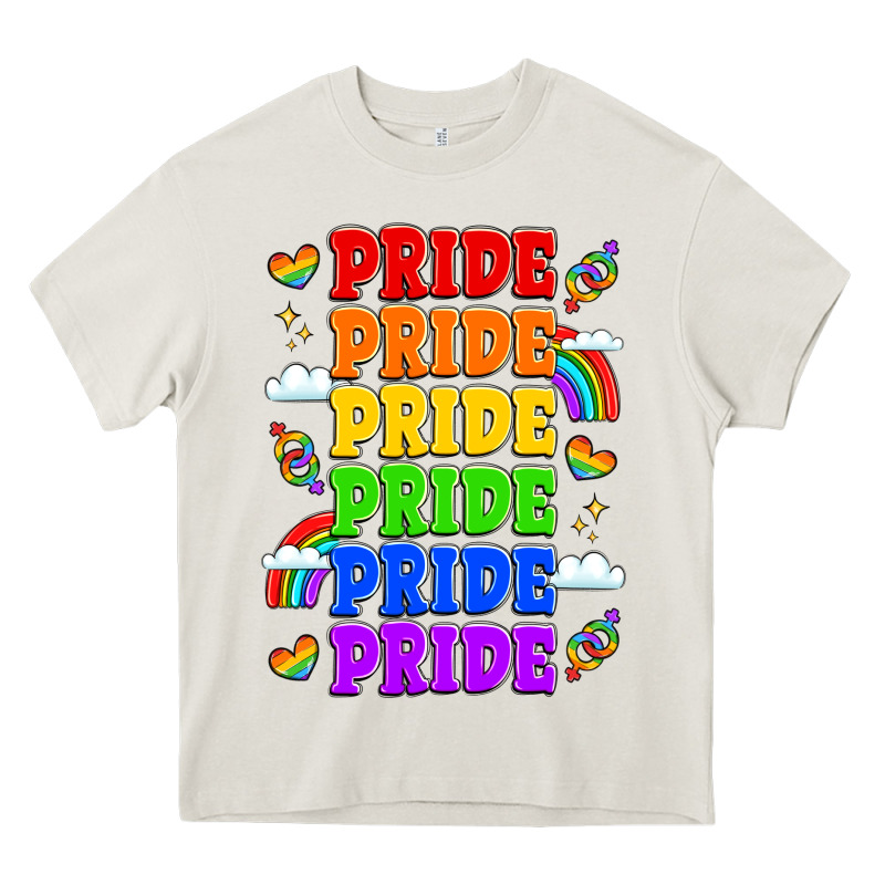 Rainbow Pride Celebration Heavy Core Tee by LillyAllenDesigns | Teevron