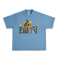 Pebble Blue Faith USA sunflower 4th of july Urban Heavy Tee - HowdyJamesFarm