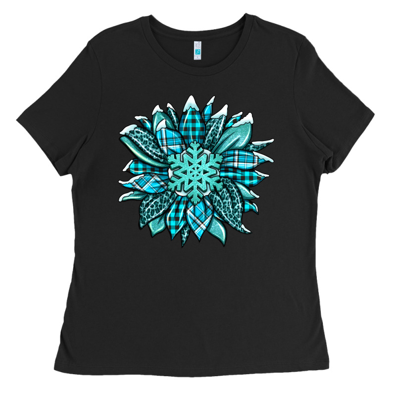 Winter Sunflower Ladies Tee by Jasminsmagicworld | Teevron