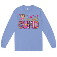 Colony Blue i am with cupid I am with Cupid Valentine's Day Long Sleeve Tee - HowdyJamesFarm