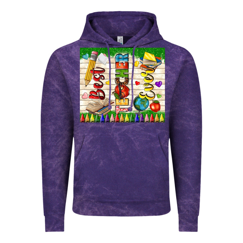 Best Teacher Ever Vintage Hoodie by TumblerDesignByShophia | Teevron