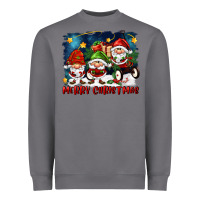 Storm merry christmas gnomies wagon Heavyweight Sweatshirt - FaDigitalArtStudio