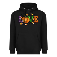 Black Halloween Love Heavyweight Hoodie - Artiststas
