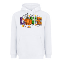White Halloween Love Heavyweight Hoodie - Artiststas