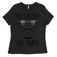 Black No Sandro No Party Ladies Tee - Bettercallsaul