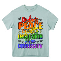 Arona inspirational words in rainbow colors Heavy Core Tee - LillyAllenDesigns