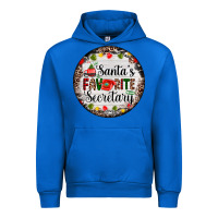 Cobalt christmas santas favorite secretary    light Urban Hoodie - AdoDesignShop