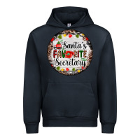 Navy christmas santas favorite secretary    light Urban Hoodie - AdoDesignShop