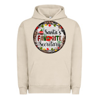 Pigment French Oak christmas santas favorite secretary    light Urban Hoodie - AdoDesignShop