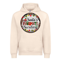 Sandshell christmas santas favorite secretary    light Urban Hoodie - AdoDesignShop