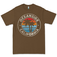 Oceanside California Ca Vintage Retro 70s Premium Tee | Teevron