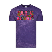 Cloud Purple Fringe with benefits Valentine's Day Vintage Tee - HowdyJamesFarm