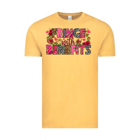 Vintage Mustard Fringe with benefits Valentine's Day Vintage Tee - HowdyJamesFarm