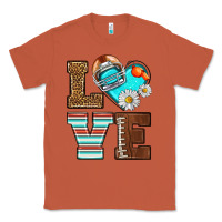 Copper American Football love and helmet Classic Tee - NancyCooperArtShop