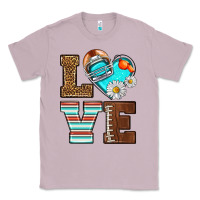 Lilac American Football love and helmet Classic Tee - NancyCooperArtShop