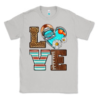 Moon Dust American Football love and helmet Classic Tee - NancyCooperArtShop