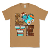 Toasted Coconut American Football love and helmet Classic Tee - NancyCooperArtShop