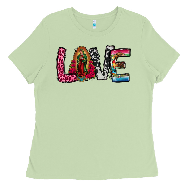 Our Lady Of Guadalupe Love Ladies Tee by Jasminsmagicworld | Teevron