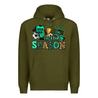 Army Green tis the season soccer Premium Hoodie - Jasminsmagicworld