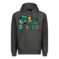 Charcoal Heather tis the season soccer Premium Hoodie - Jasminsmagicworld
